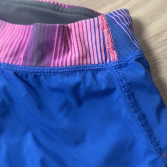 Ivivva Purple and White Patterned Athletic Shorts - Picture 5 of 7